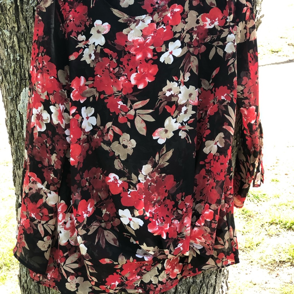 New Direction Floral print blouse